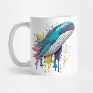 Colorful Whale Mug